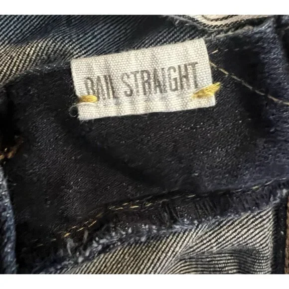 Madewell women’s Blue jeans Size 26 Rail Straight Low Rise Zipper Pockets - Picture 16 of 16